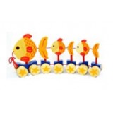 Wooden Pull Along Fish